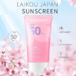 Japan Sakura Moisturizing Sunscreen Essence Cream SPF50 – Gentle UV Protection (50g)