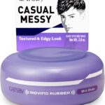 Rubber Wild Shake Hair Wax – Strong Hold & Volumizing Styling Wax (2.8 oz)